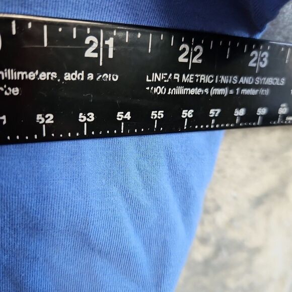 Talbots Shirt Size 2X Blue Short Sleeve Pima Cotton Spandex Polo Collared - Picture 5 of 9